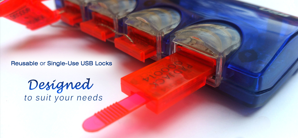 Single-Use USB Port Lock